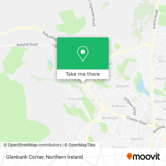 Glenbank Corner map