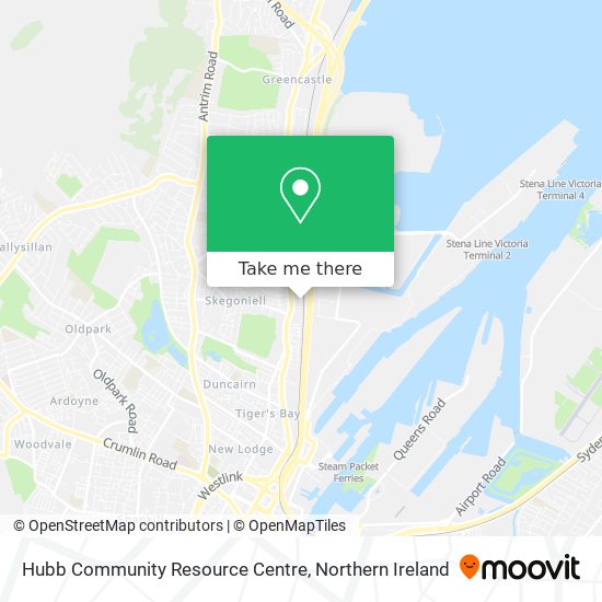 Hubb Community Resource Centre map