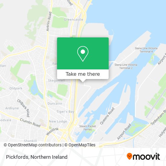 Pickfords map