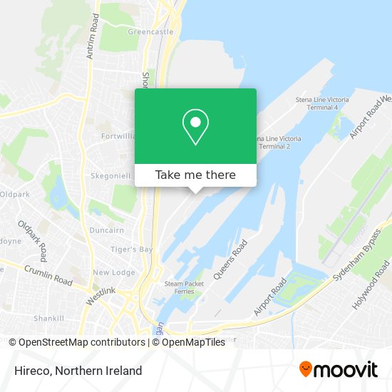 Hireco map