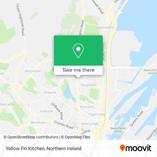 Yellow Fin Kitchen map