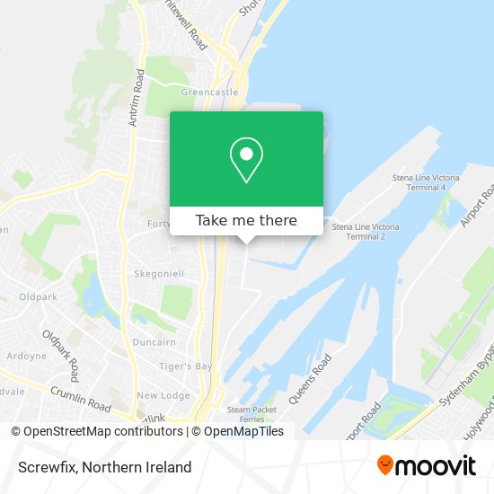 Screwfix map