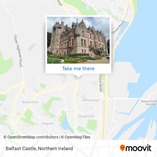 Belfast Castle map