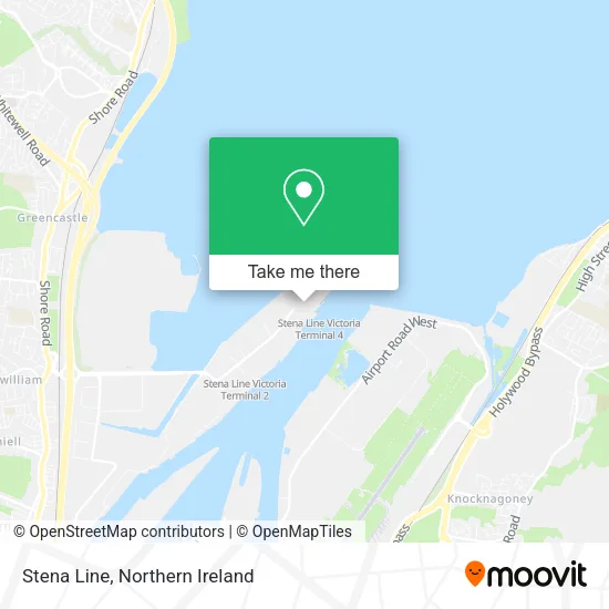 Stena Line map