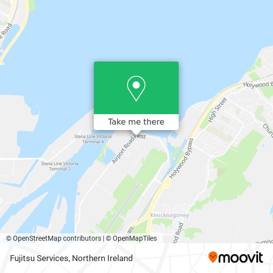 Fujitsu Services map