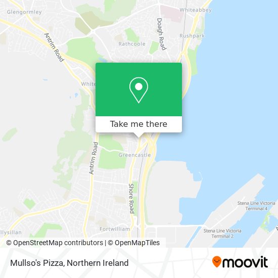 Mullso's Pizza map