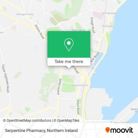 Serpentine Pharmacy map