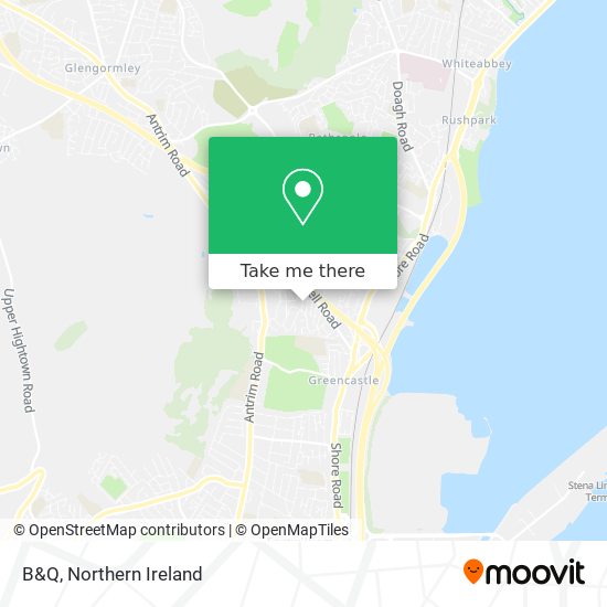 B&Q map