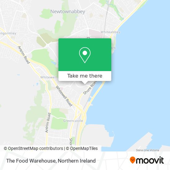 The Food Warehouse map