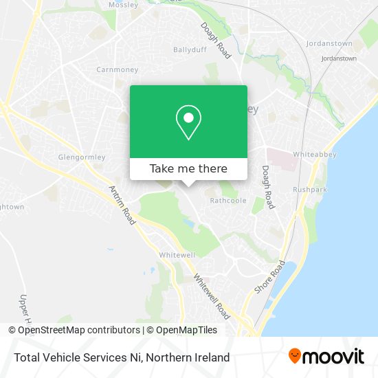 Total Vehicle Services Ni map