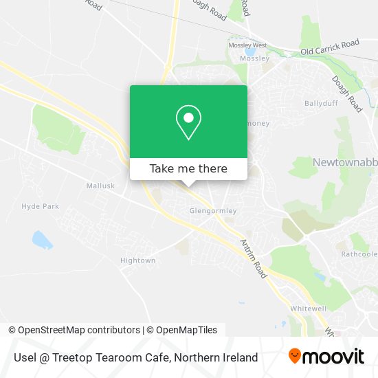 Usel @ Treetop Tearoom Cafe map