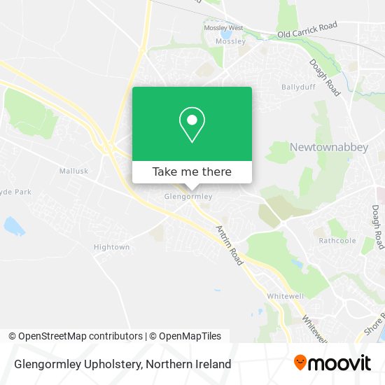 Glengormley Upholstery map