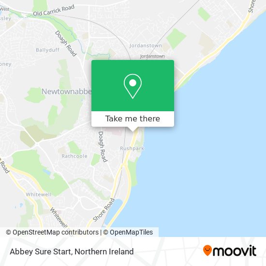 Abbey Sure Start map