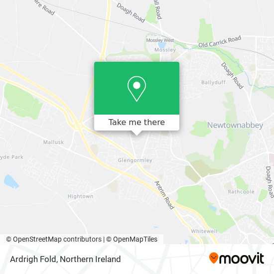 Ardrigh Fold map