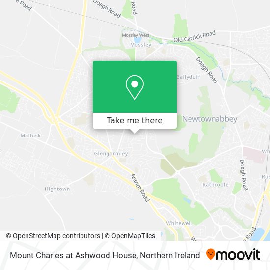 Mount Charles at Ashwood House map