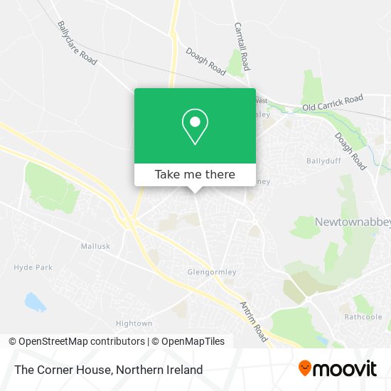 The Corner House map