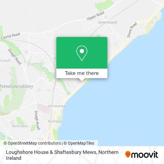 Loughshore House & Shaftesbury Mews map