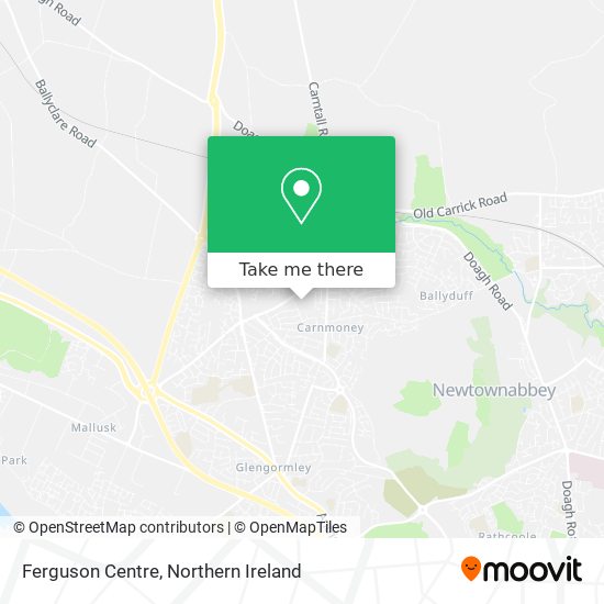 Ferguson Centre map