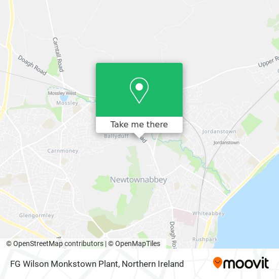 FG Wilson Monkstown Plant map