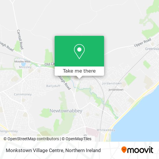 Monkstown Village Centre map