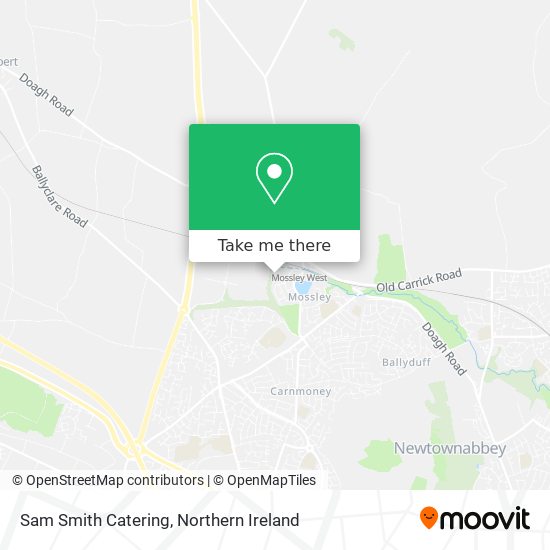 Sam Smith Catering map