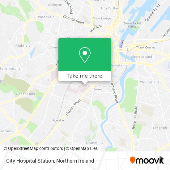 City Hospital Station map