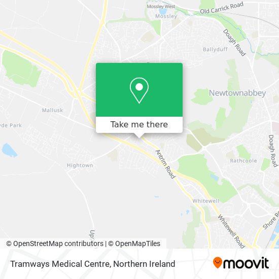 Tramways Medical Centre map