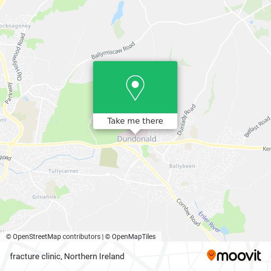 fracture clinic map