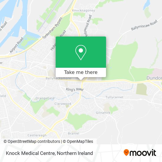 Knock Medical Centre map
