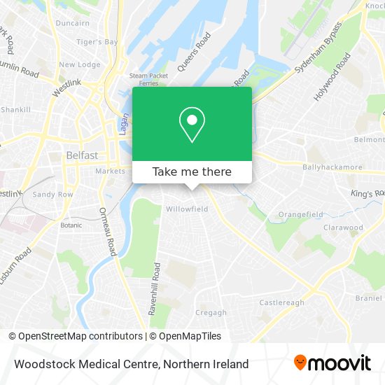 Woodstock Medical Centre map