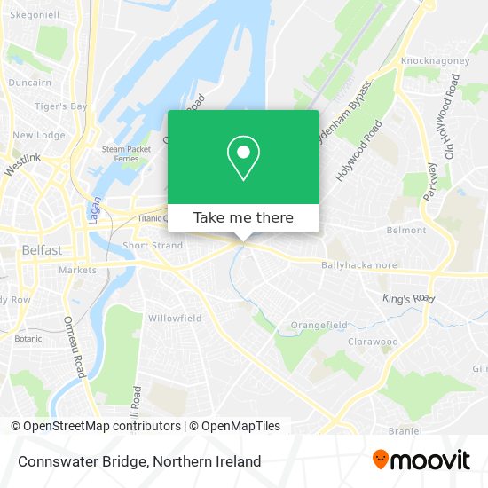 Connswater Bridge map
