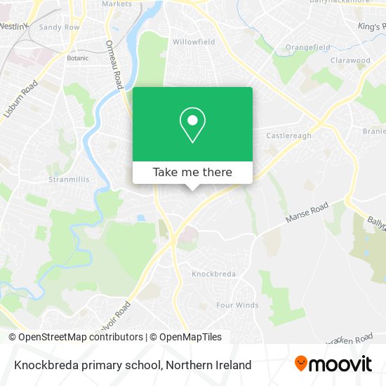 Knockbreda primary school map