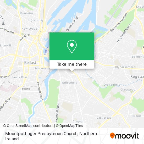 Mountpottinger Presbyterian Church map