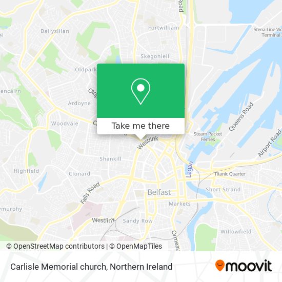 Carlisle Memorial church map