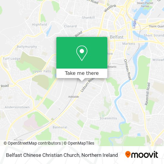 Belfast Chinese Christian Church map