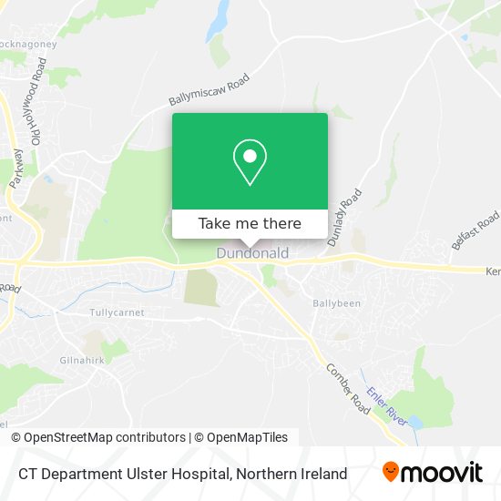 CT Department Ulster Hospital map