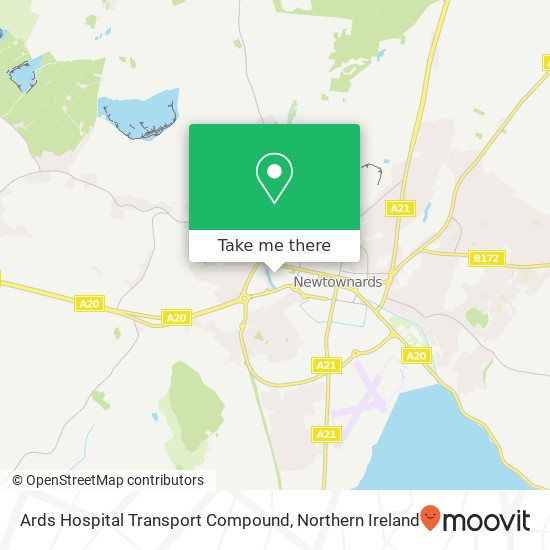 Ards Hospital Transport Compound map