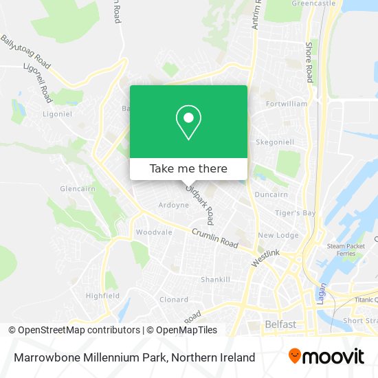 Marrowbone Millennium Park map