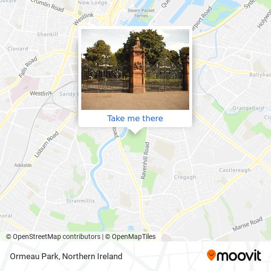 Ormeau Park map