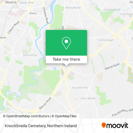 Knockbreda Cemetery map