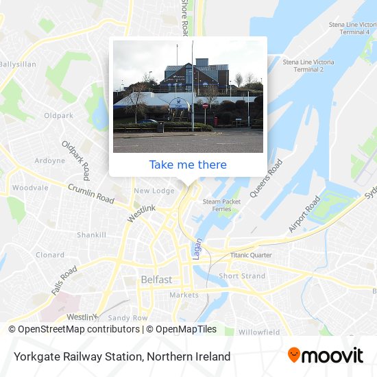 Yorkgate Railway Station map