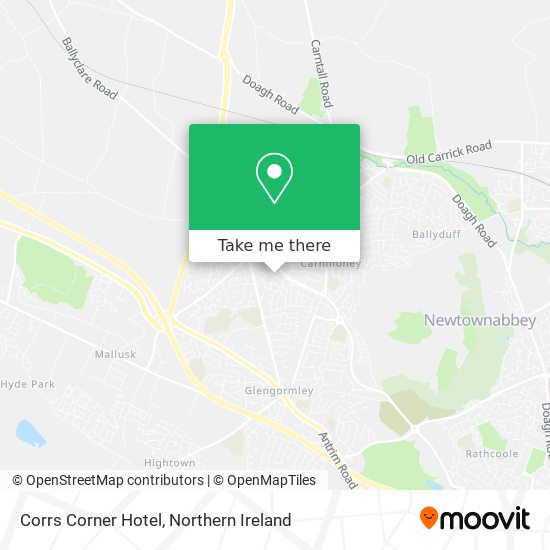 Corrs Corner Hotel map