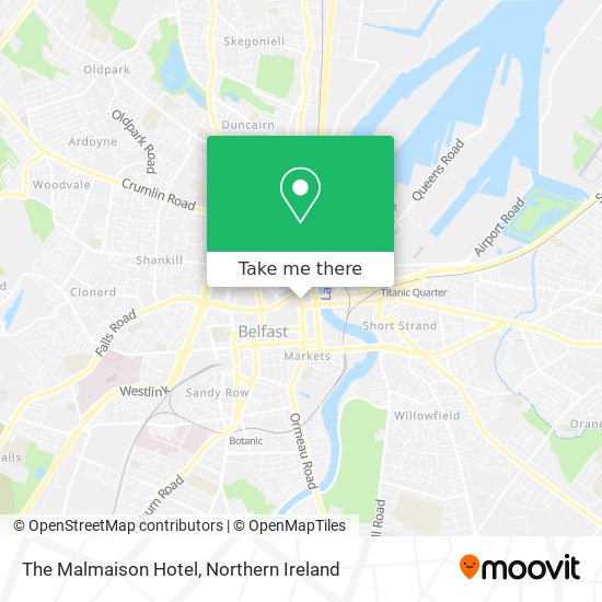 The Malmaison Hotel map