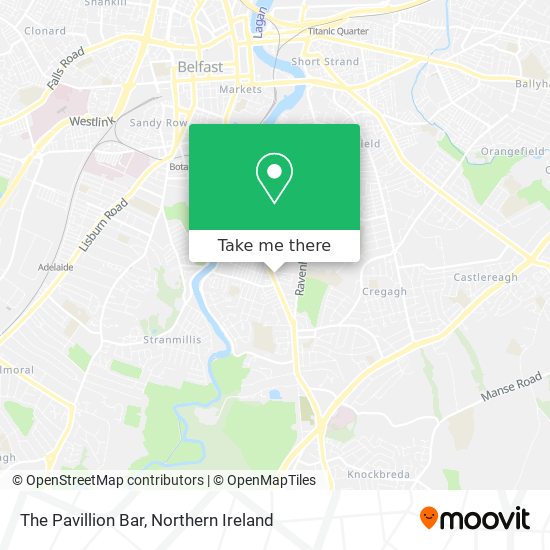 The Pavillion Bar map