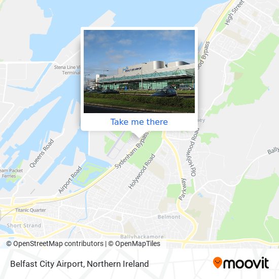 Belfast City Airport map