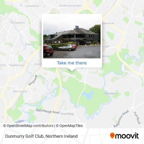 Dunmurry Golf Club map