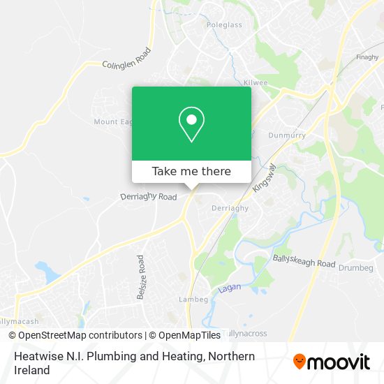 Heatwise N.I. Plumbing and Heating map