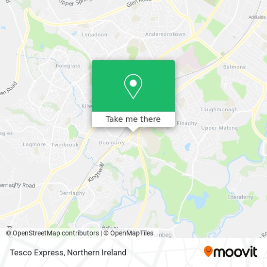 Tesco Express map