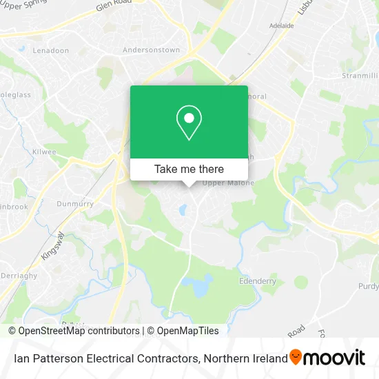 Ian Patterson Electrical Contractors map