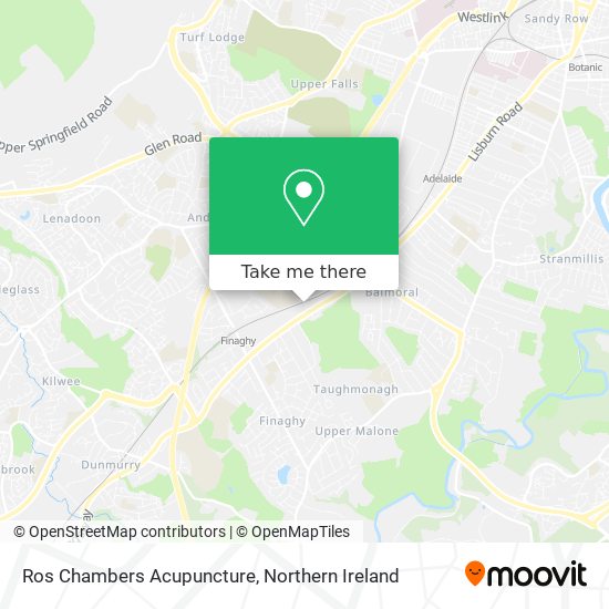 Ros Chambers Acupuncture map